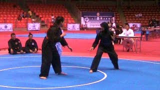 Pencak Silat 02 Females  WorldMAC 2015 Bangkok [upl. by Arahs]