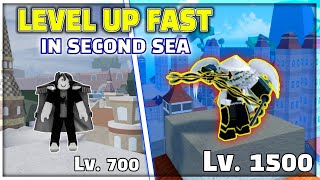 BEST TIPS to LEVEL UP FAST in the Second Sea using BUDDHA FRUIT in BLOX FRUITS  LEVEL 700 to 1500 [upl. by Nillor680]