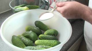 How to pickle gherkins [upl. by Enajyram]