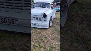 💥💥Trabant Breitbau beim Barkastreffen in Podelwitz 💥💥 trabant ddr tuning gta tiefergelegt [upl. by Aerdnod]