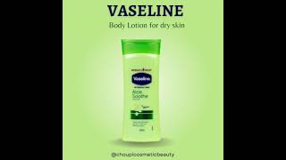 Vaseline Intensive Care Aloe Body Lotion amp Cocoa Radiant Body Lotion  Choupicosmeticbeauty France [upl. by Subir]