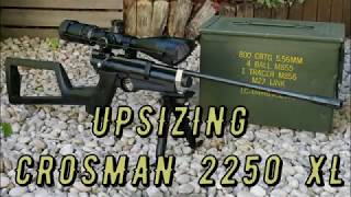 TECH Upsizing CROSMAN 2250 XL  24j [upl. by Aleac577]