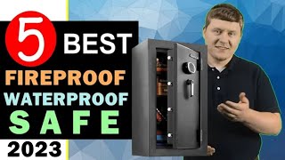 Best Fireproof Waterproof Safe 20232024 🏆 Top 5 Best Waterproof Fireproof Safe Reviews [upl. by Naujet142]