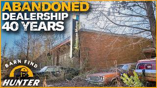 Dealership Abandoned 40yrs Ago Collier Motors AMC Private Tour  Barn Find Hunter [upl. by Countess]