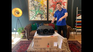 Unboxing Sony VPL VW295ES 4K Projector [upl. by Marris751]