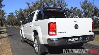 2014 Volkswagen Amarok TDI420 0100kmh amp engine sound [upl. by Arob]