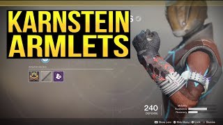 New Exotic Armor Testing Karnstein Armlets  Destiny 2 [upl. by Annal]