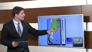 Pronóstico meteorológico por Leonardo De Benedictis 01022024 [upl. by Ardnasxela]