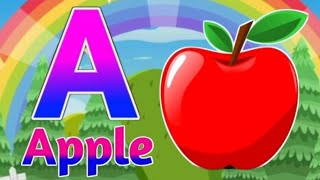 A for apple  abcd  Phonics songs  A for apple b for ball c for cat  abcd song  abcde [upl. by Airemat]