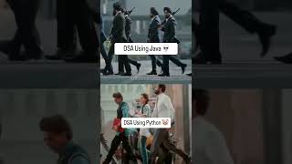 DSA Using Java amp Python 😍 java python dsa viral codinglover trending [upl. by Emmey]