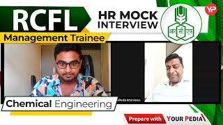 HR Mock for RCFL Management Trainee  Chemical Engg Start Interviews Preparation with YourPedia [upl. by Platt]