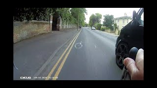 G13PSW VW Transporter driver close pass of cyclist Essex Police result Course or Conditional Offer [upl. by Arretak]