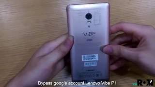 How to Bypass google account Lenovo P1 android 601 by newest method [upl. by Cloots]