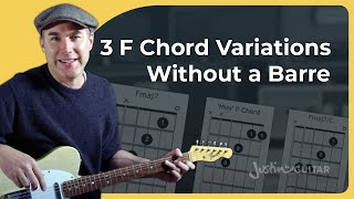 3 F Chord Variations You Need to Know [upl. by Ylatan]