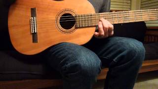 Andrew Restivo Classical Parlor Guitar Restored [upl. by Oruntha]