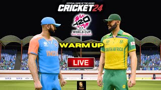 T20 World Cup 2024 India vs South Africa Warm Up Match  Cricket 24 Live  RtxVivek [upl. by Aliel]