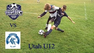 Wasatch JS vs Utah Rangers  U12 D1 Soccer [upl. by Sadinoel422]