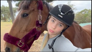 5AM Cosy winter morning Horse riding Vlog [upl. by Aihtnyc]