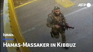 Hamas richtet Massaker in Kibbuz Beeri an  AFP [upl. by Ardnasal]