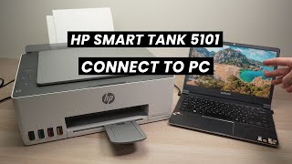 How to Setup HP Smart Tank 5101 Printer With PC Computer Using Wifi [upl. by Ettenahs519]