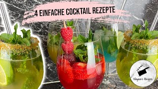 4 Einfache Cocktail Rezepte  Aleynas Recipes [upl. by Ydnic]