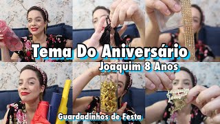 QUAL O TEMA DO ANIVERSÁRIO DE 8 ANOS DO JOAQUIM  GUARDADINHOS PARA PERSONALIZAR  JOAQUIMFAZ8 [upl. by Obelia]