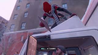 Marvels Spider Man Miles Morales  Truck stuck  ［4K］ [upl. by Fields]