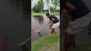 O My God mistake In Big Fish Village River Whit Net shorts [upl. by Nylrats]