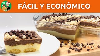 Postre con Vainillas Casero Ideal Para Fiestas Fácil y Económico  Postre Sin Horno  MONO 1981 [upl. by Jovita]