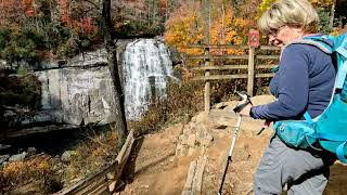 Hike to the top of Rainbow Falls  Gorges State Park NC [upl. by Cochard604]