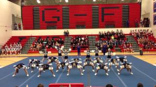 Gainesville Middle School Cheer  Sweetheart Competition 2092013 [upl. by Xino]