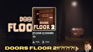 i played DOORS FLOOR 2 for the FIRST TIME [upl. by Stutsman612]