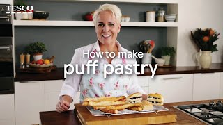 How to Make Puff Pastry  Tesco [upl. by Felicia]