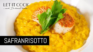 Safran Risotto mit gebratenen Jakobsmuscheln [upl. by Mcgruter25]