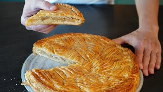 Galette des Rois Pomme Amande  nouvelle recette 2023 ultra bonne [upl. by Tereb]