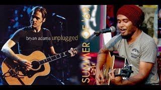 Bryan Adams  Summer Of 69 Unplugged Cover 26Oct2017 [upl. by Kalikow]