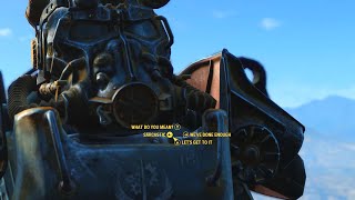 Brotherhood of Steel Happy Ending Fallout 4 [upl. by Strang849]