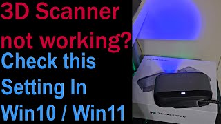 3D scanner not activating  turning on Check this setting 3DMakerPro Moose [upl. by Seraphina581]