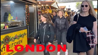 🇬🇧 LONDON CENTRAL WALK  SOUTHBANK CHRISTMAS MARKET incl BIG BEN WESTMINSTER BRIDGE [upl. by Venita138]