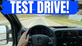 TEST DRIVE RENAULT MASTER EXECUTIVE 23 DIESEL CAMBIO MANUAL 2024 TEM CONFORTO MAS GASTA MUITO [upl. by Atteloj]