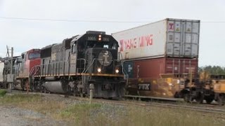 CN Train Spotting HD INSANE RARE  IC SD70 1005 Leads CN 758 Potash At Bissell AB 18 83113 [upl. by Cowen417]