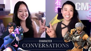 quotOverwatchquot Charlet Chung amp quotApex Legendsquot Erika Ishii  Character Conversations [upl. by Castro]