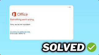 FIXED Microsoft Office error 3004513 [upl. by Harlie]