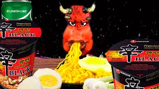 Devilishly Spicy Ramen Noodles Burn Your Mouth [upl. by Sucramed]