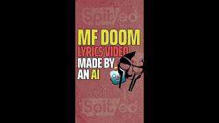 MF DOOM  Figaro lyrics video made by an AI 🧐🔥 [upl. by Anaile]