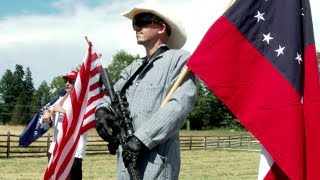 Militia Groups Assemble at Gettysburg Antifa Doesnt Show [upl. by Emlin]