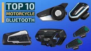 Top 10 Best Motorcycle Bluetooth Headsets in 2019  Motorcycle Communication Systems Intercom [upl. by Amrak514]