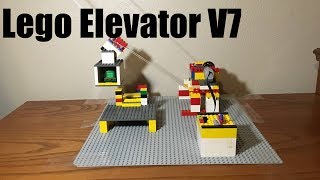 Lego Elevator V7 Incline Elevator [upl. by Sivrat]