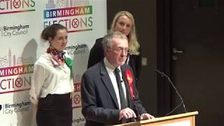 Birmingham Northfield  General Election Declaration [upl. by Yrtsed]