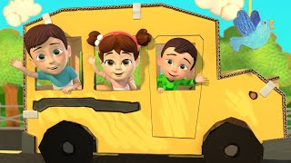 Wheels on the Bus  Safety Song and Safety Rules for Kids  Nursery Rhymes amp Kids Songs [upl. by Lalib]